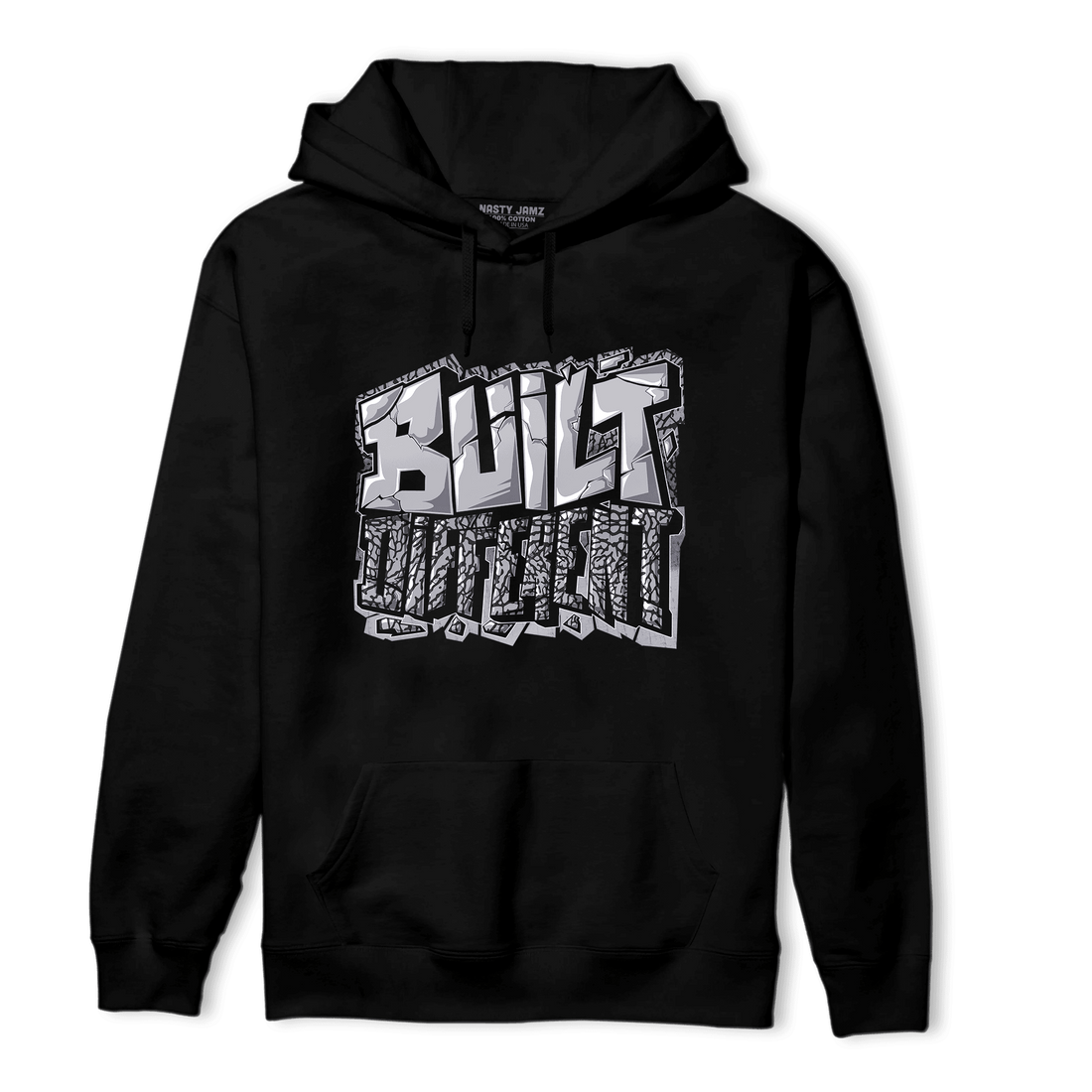 Off Noir 3s Hoodie Match Built Different - NastyJamz