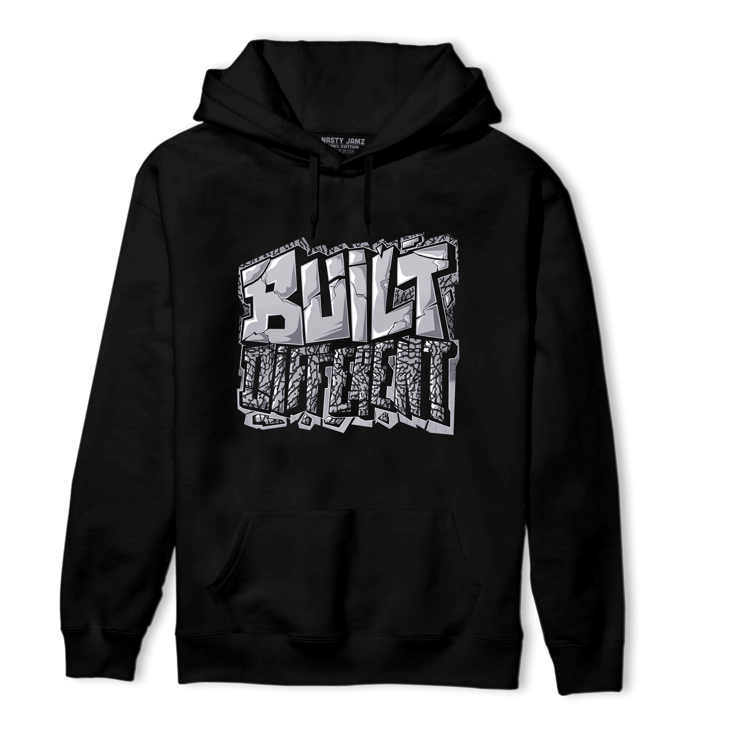 Off Noir 3s Hoodie Match Built Different - NastyJamz