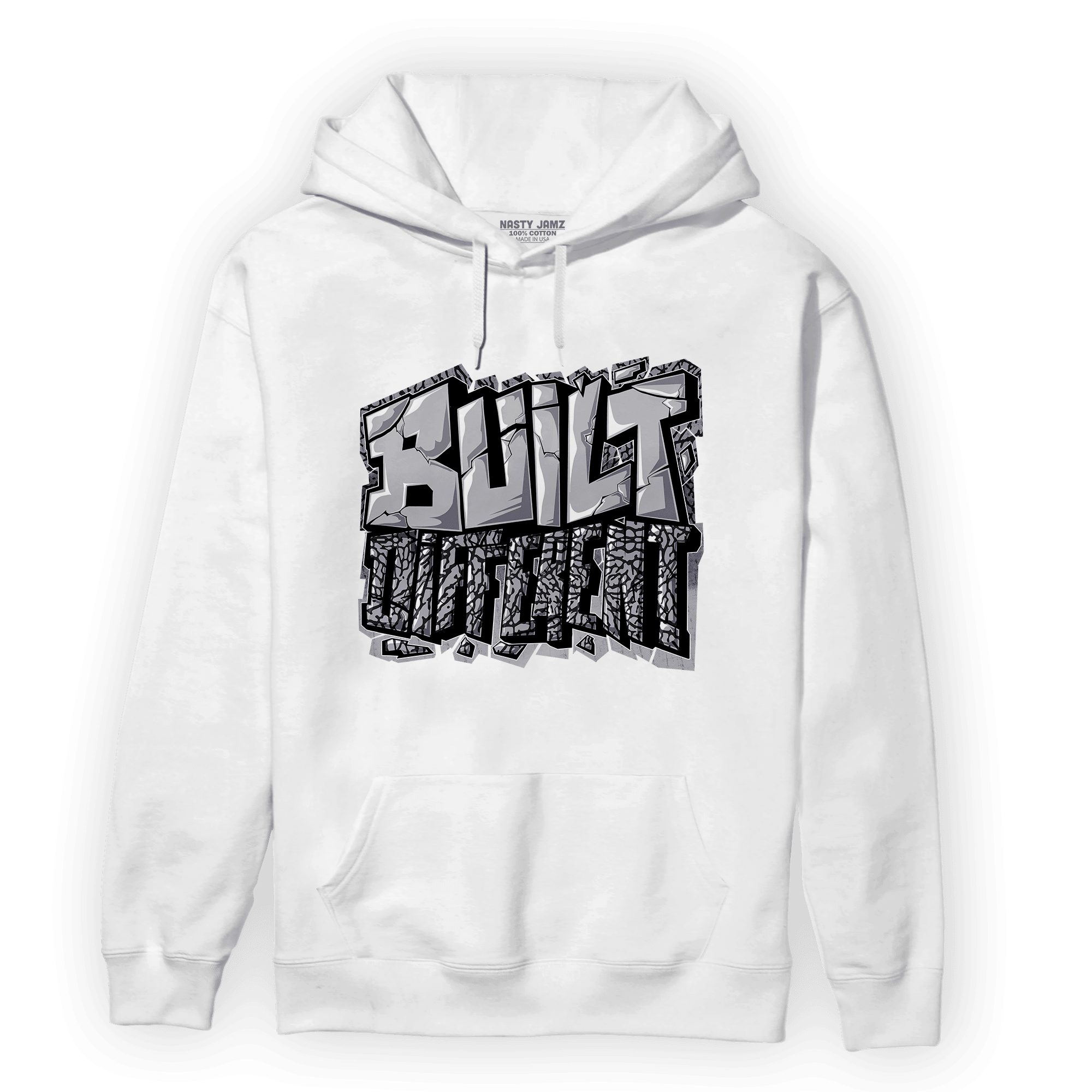 Off Noir 3s Hoodie Match Built Different - NastyJamz