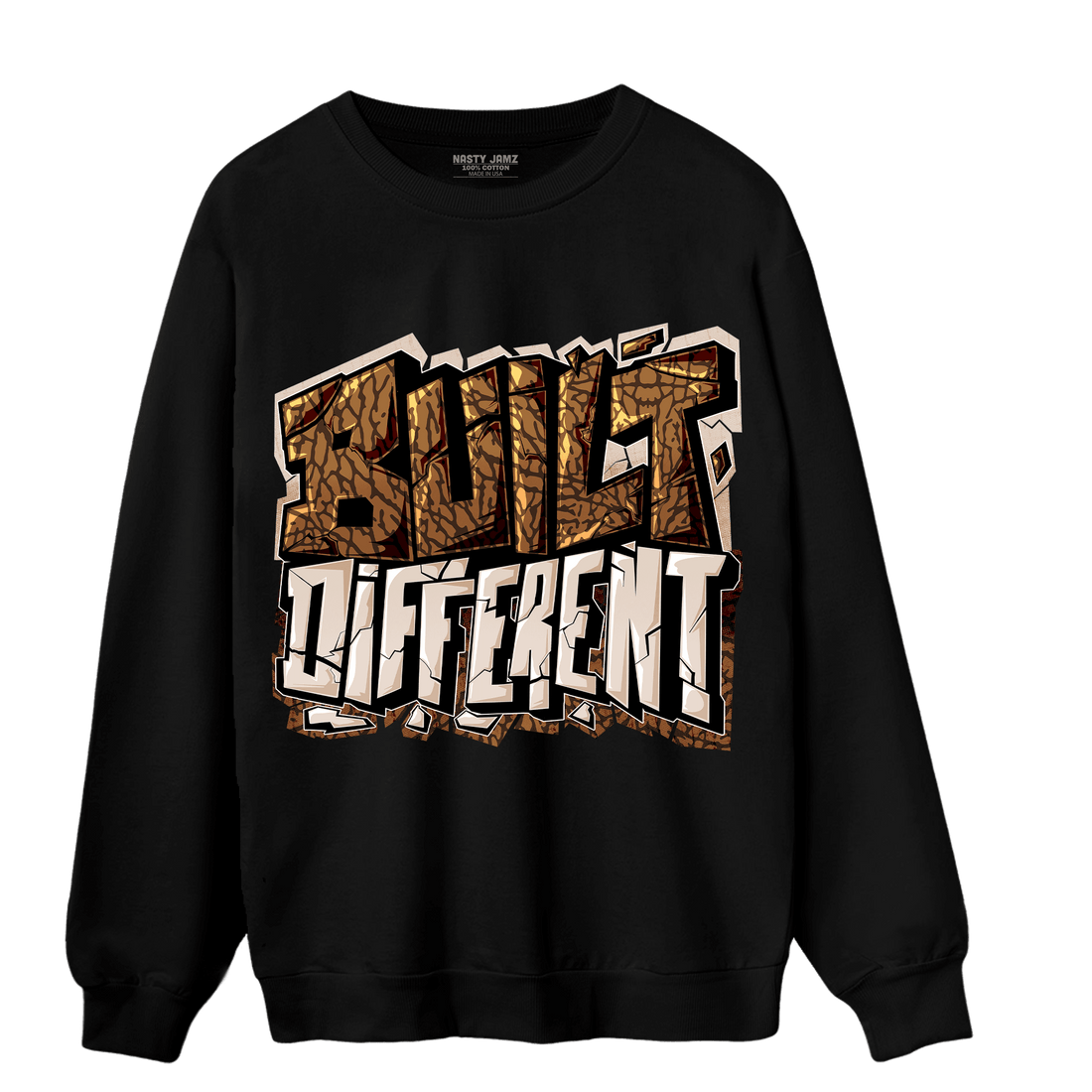 Palomino 3s Sweatshirt Match Built Different - NastyJamz