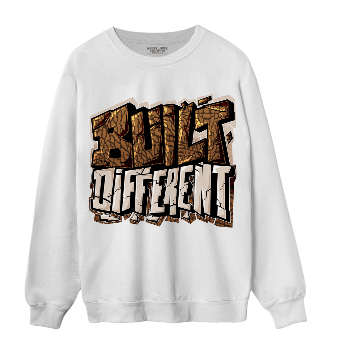 Palomino 3s Sweatshirt Match Built Different - NastyJamz