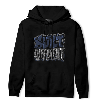 White Navy 3s Hoodie Match Built Different - NastyJamz