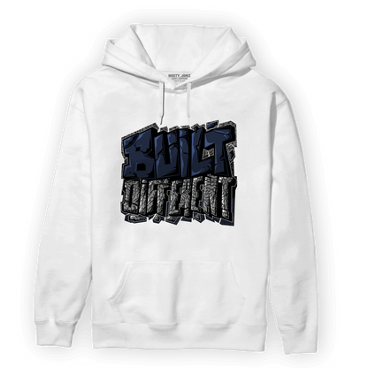 White Navy 3s Hoodie Match Built Different - NastyJamz