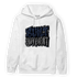 White Navy 3s Hoodie Match Built Different - NastyJamz