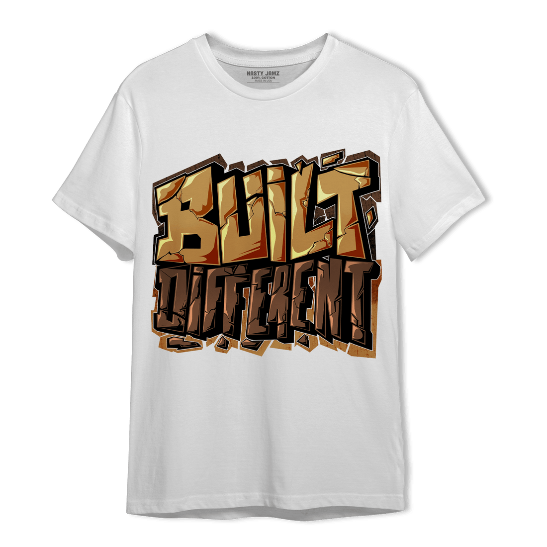 Cacao Wow 4s T Shirt Match Built Different - NastyJamz