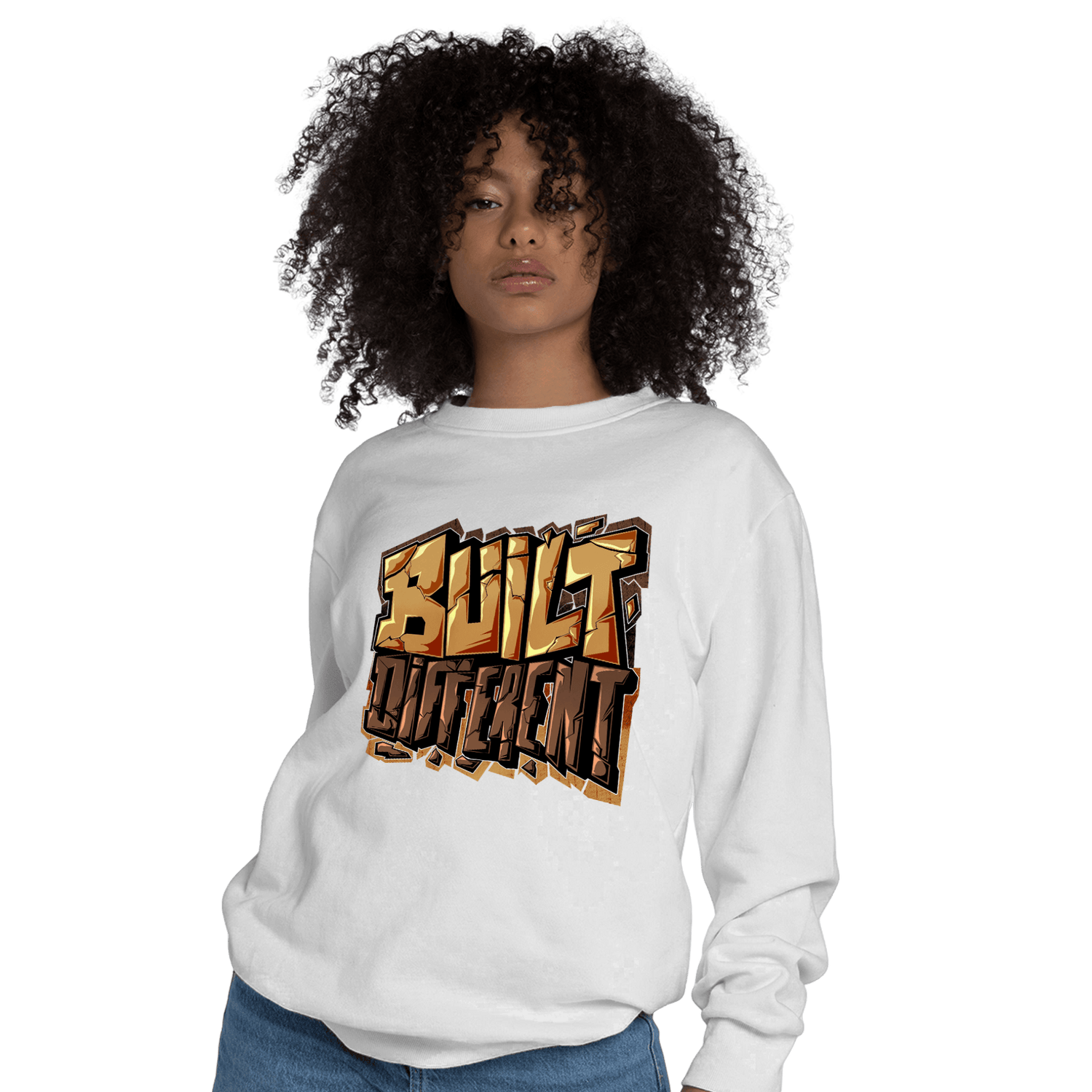 Cacao Wow 4s Sweatshirt Match Built Different - NastyJamz
