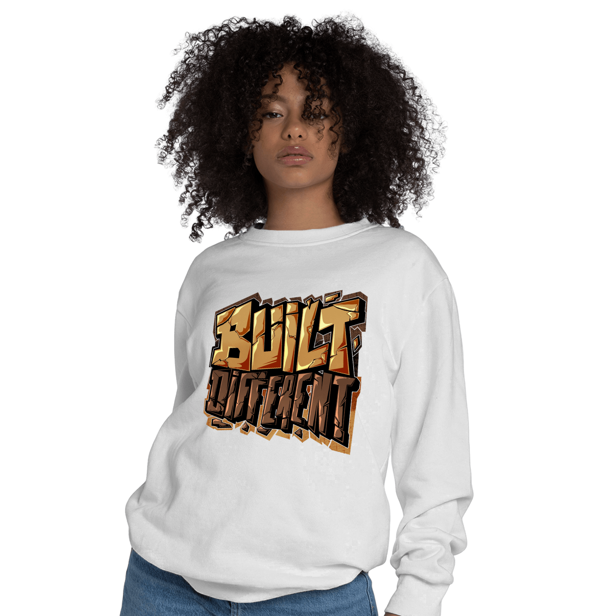 Cacao Wow 4s Sweatshirt Match Built Different - NastyJamz