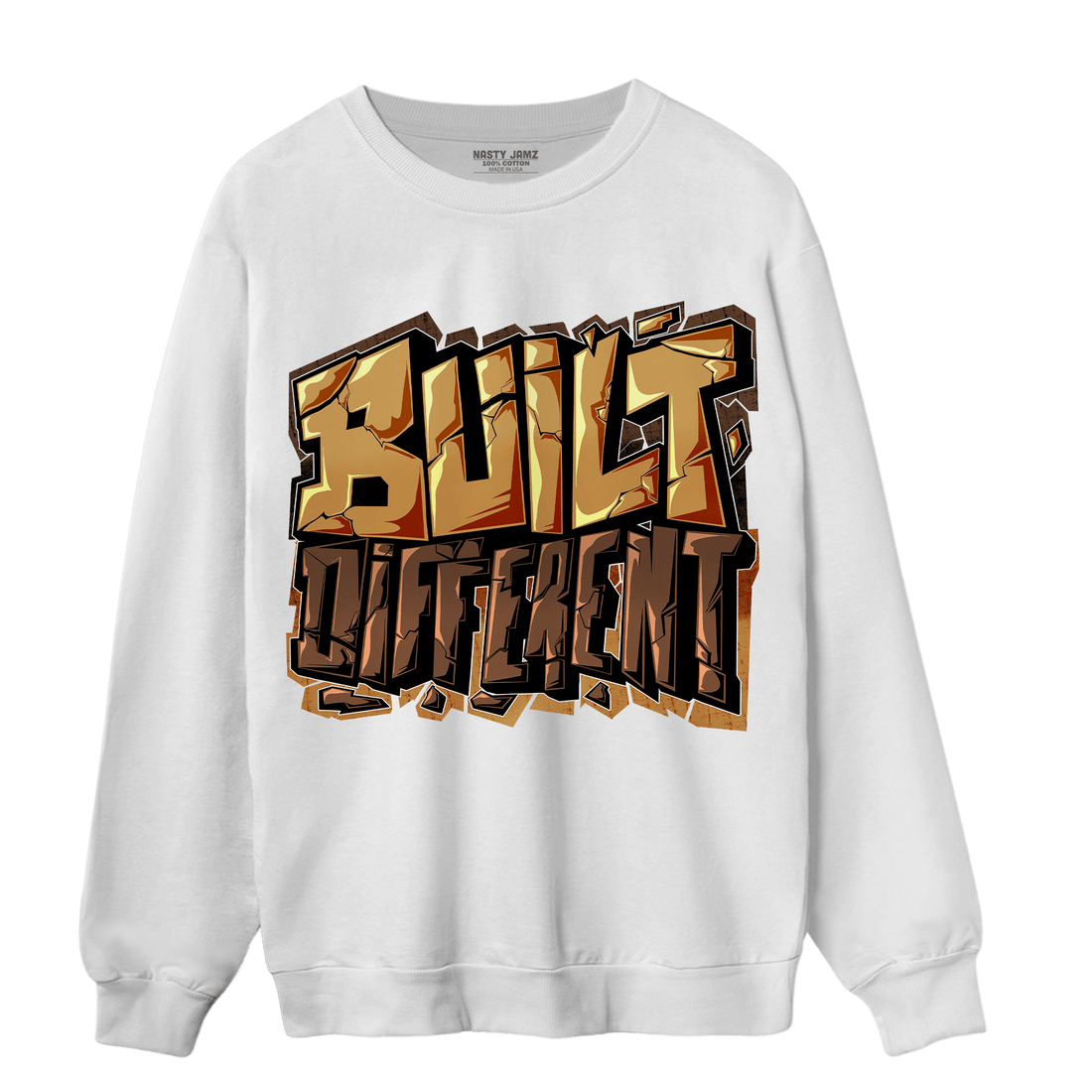 Cacao Wow 4s Sweatshirt Match Built Different - NastyJamz