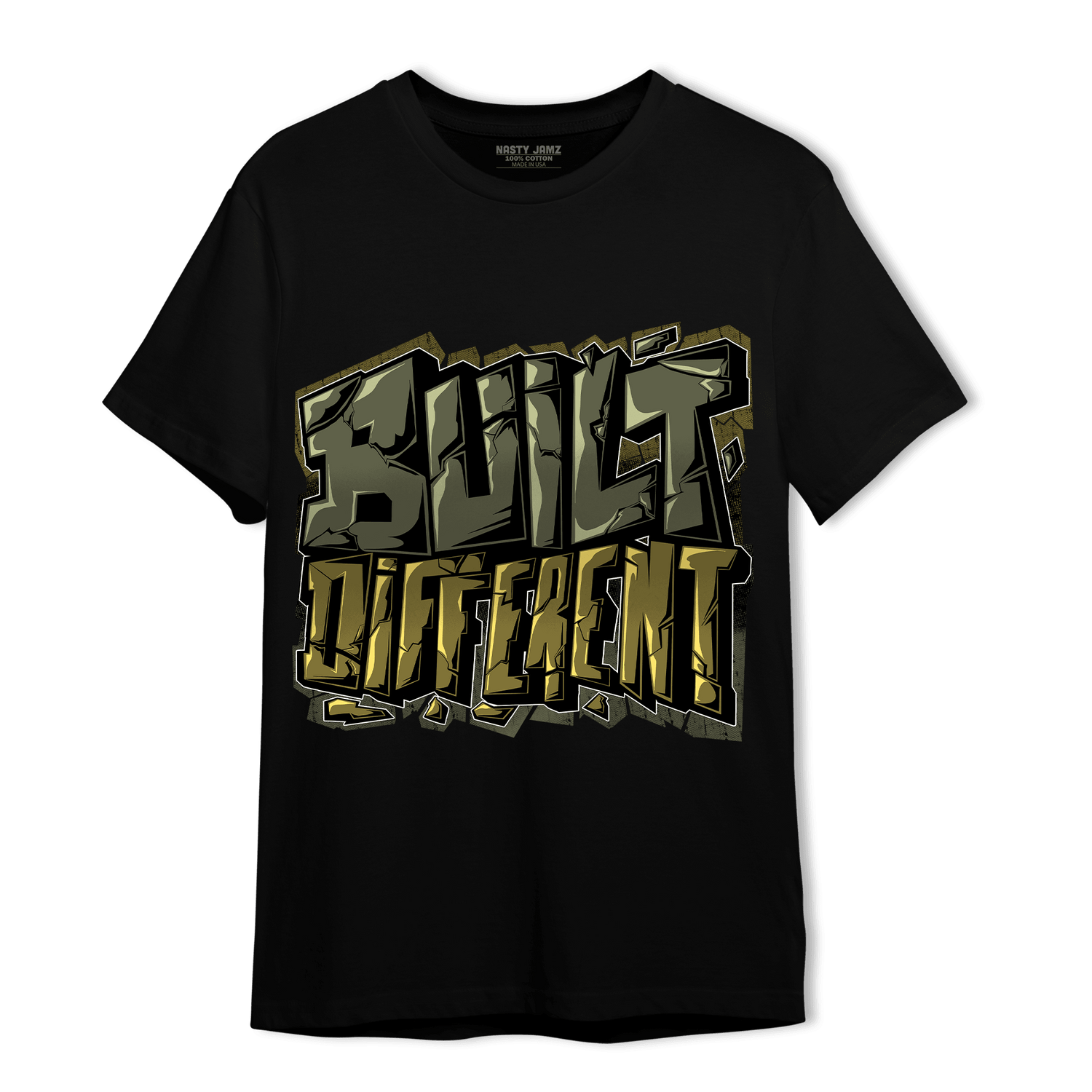 SE Craft Medium Olive 4s T Shirt Match Built Different - NastyJamz