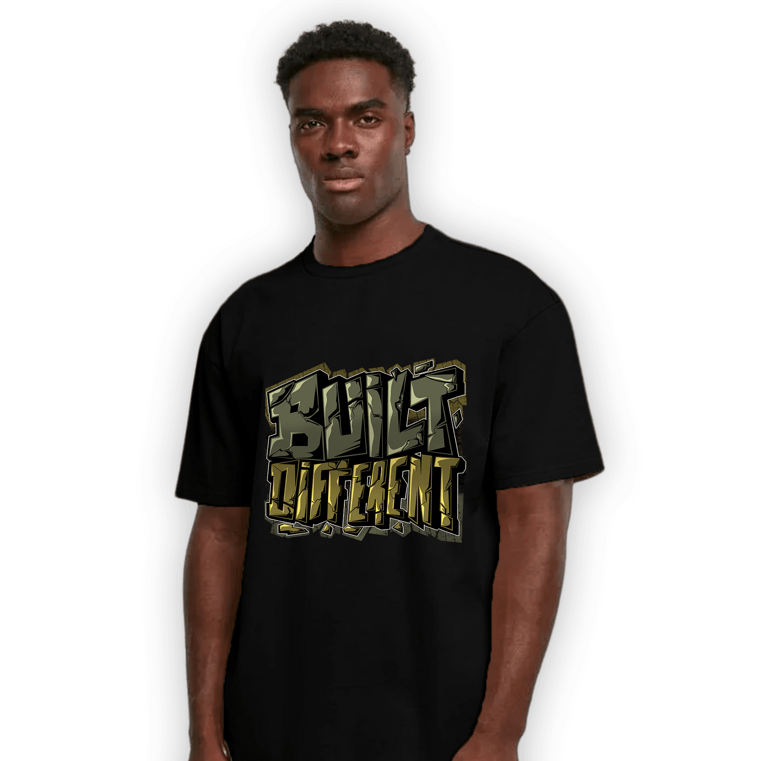 SE Craft Medium Olive 4s T Shirt Match Built Different - NastyJamz