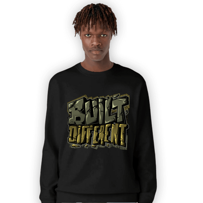 SE Craft Medium Olive 4s Sweatshirt Match Built Different - NastyJamz
