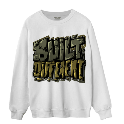 SE Craft Medium Olive 4s Sweatshirt Match Built Different - NastyJamz