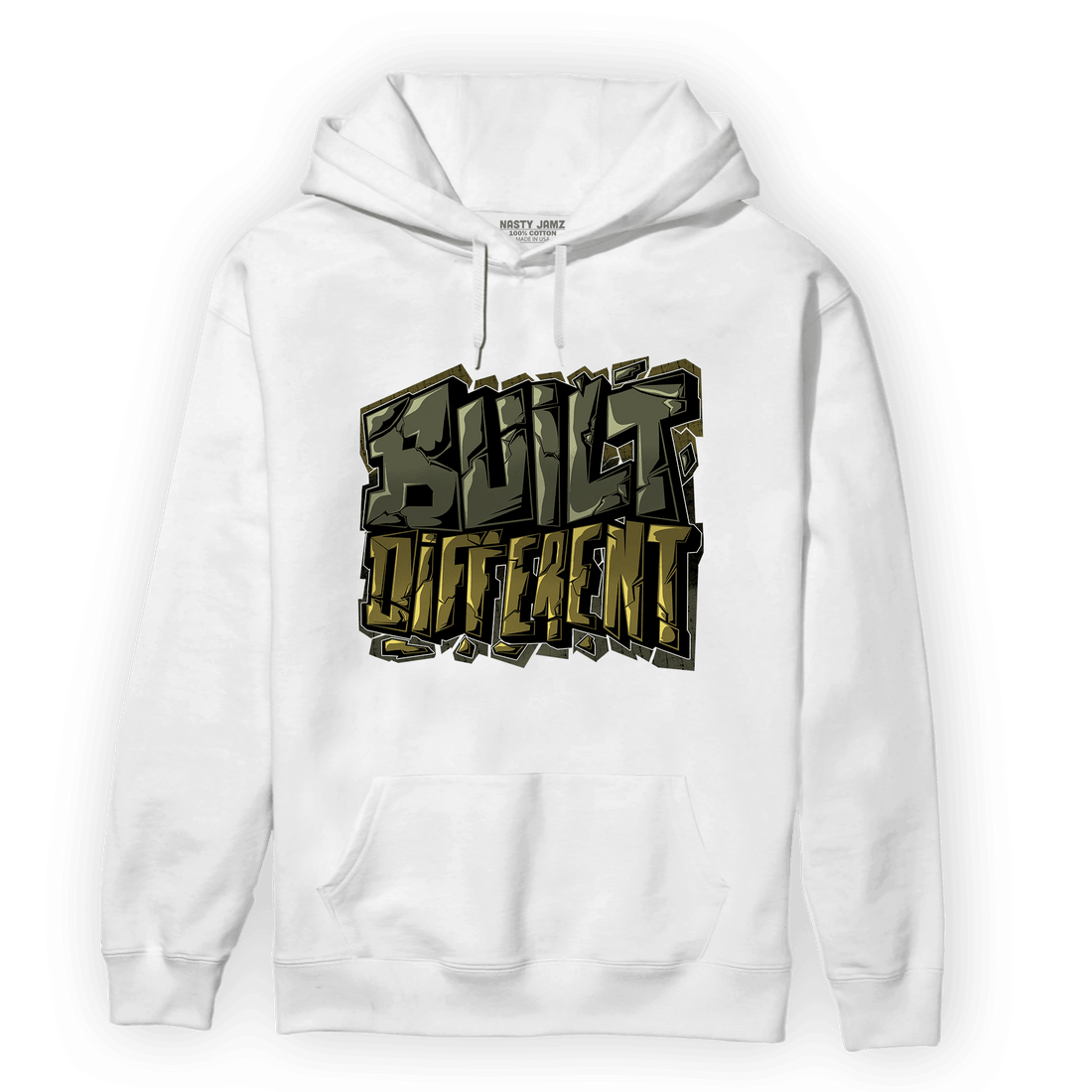 SE Craft Medium Olive 4s Hoodie Match Built Different - NastyJamz