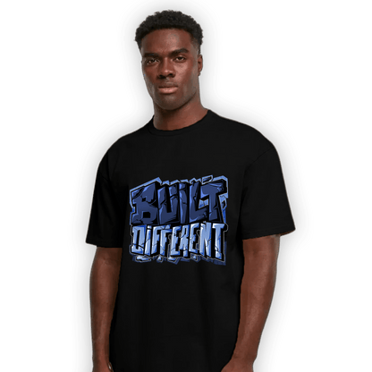 Midnight Navy 5s T Shirt Match Built Different - NastyJamz