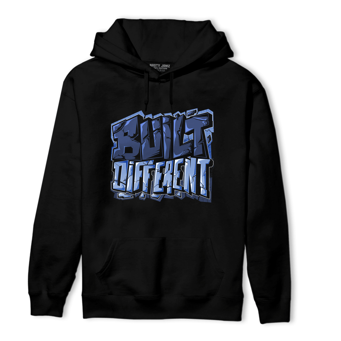 Midnight Navy 5s Hoodie Match Built Different - NastyJamz