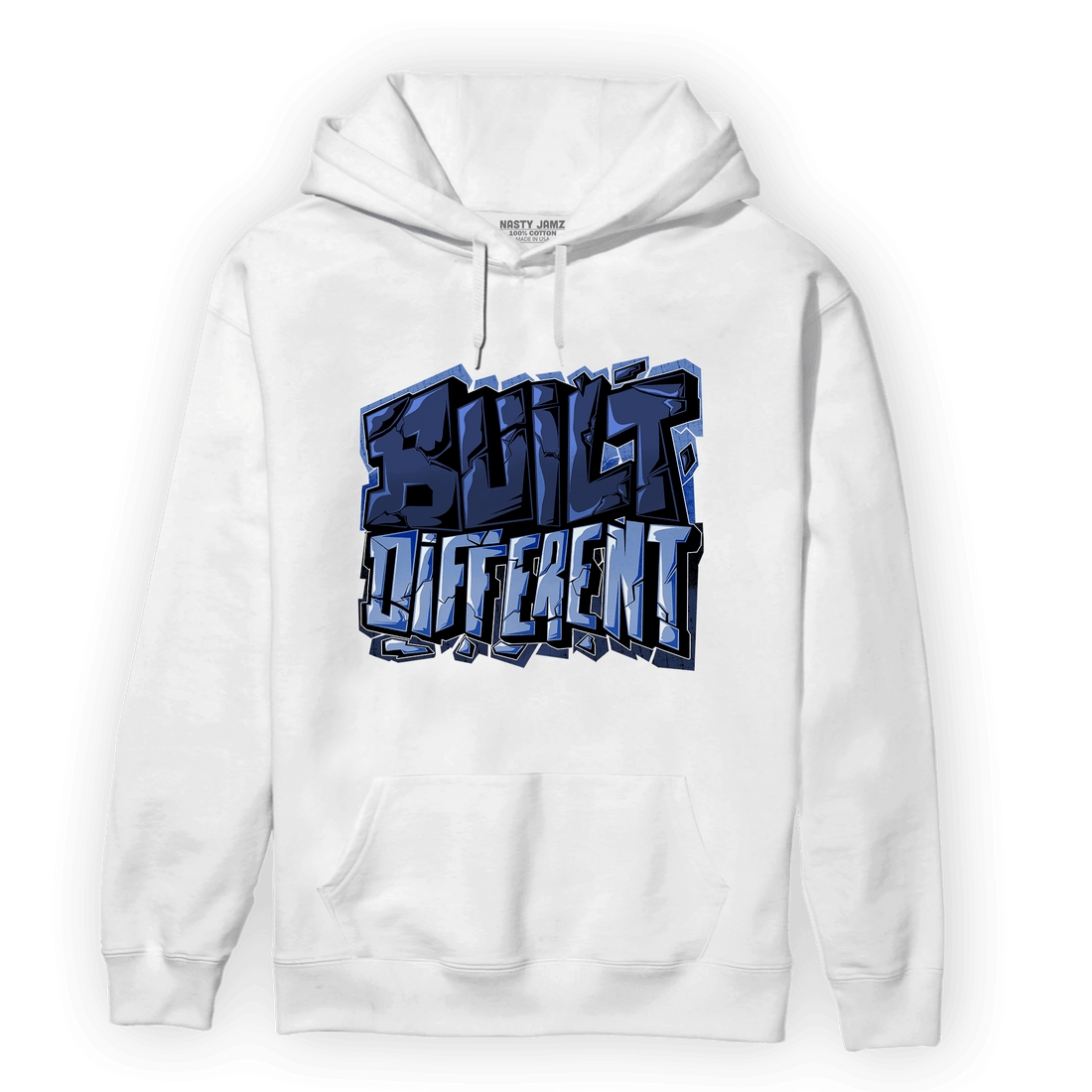 Midnight Navy 5s Hoodie Match Built Different - NastyJamz