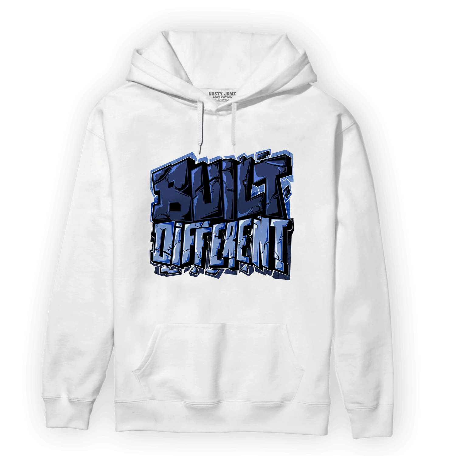 Midnight Navy 5s Hoodie Match Built Different - NastyJamz