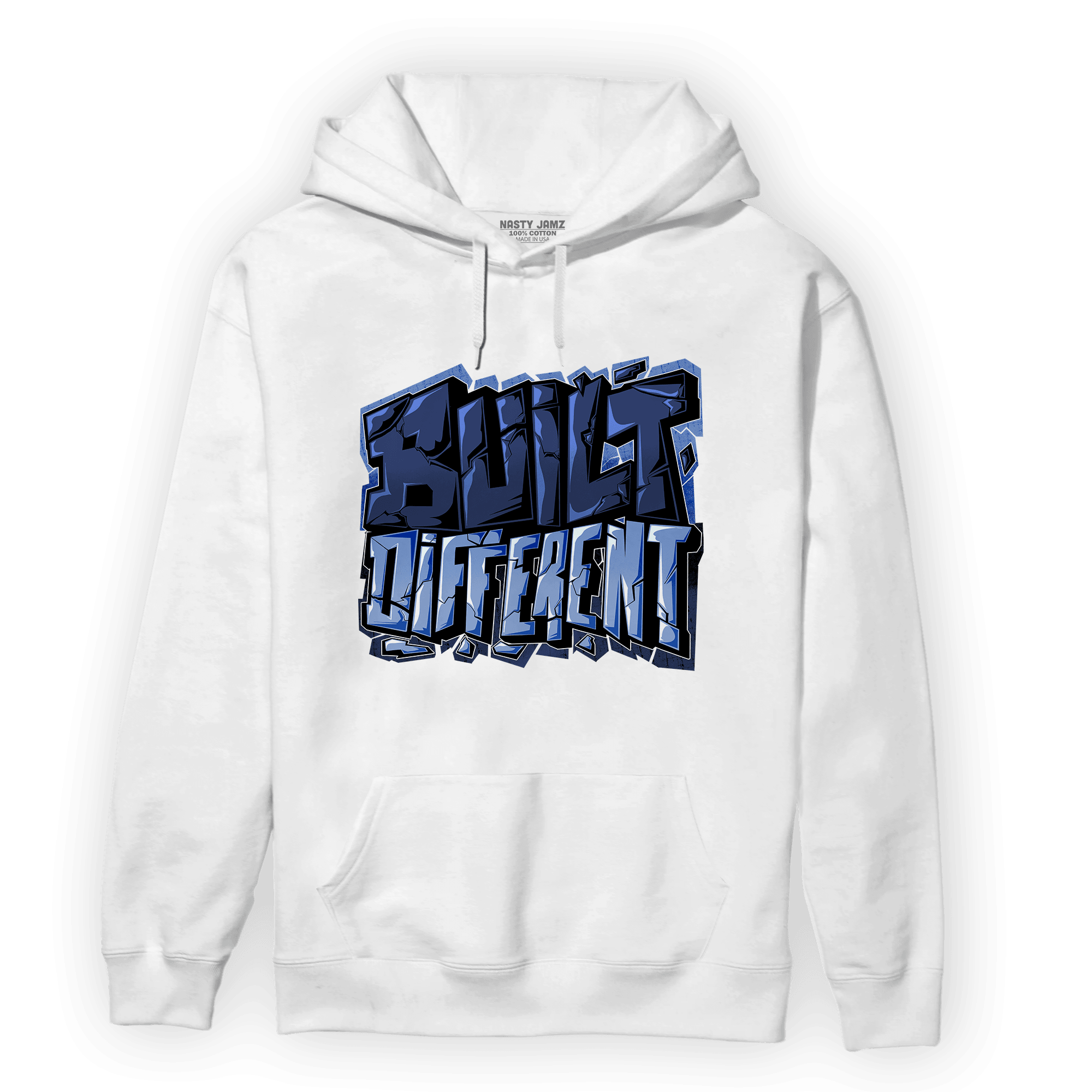 Midnight Navy 5s Hoodie Match Built Different - NastyJamz