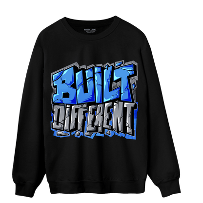 University Blue 5s Sweatshirt Match Built Different - NastyJamz