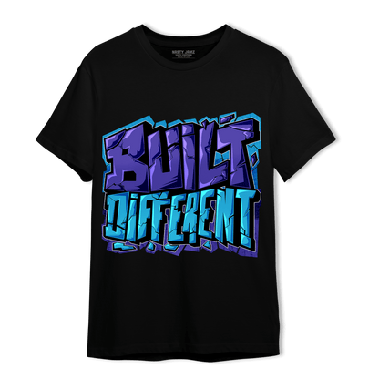 Aqua 6s T Shirt Match Built Different - NastyJamz