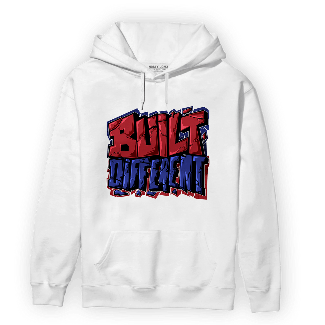 Playoffs 8s Hoodie Match Built Different - NastyJamz
