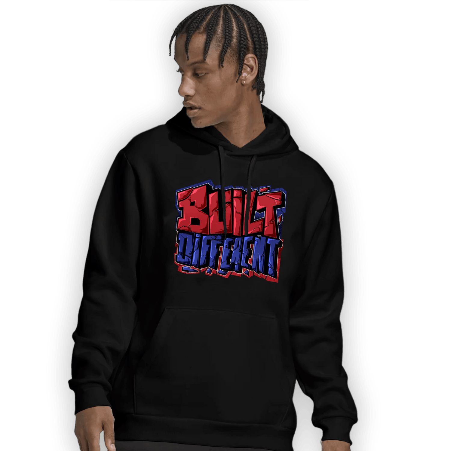 Playoffs 8s Hoodie Match Built Different - NastyJamz