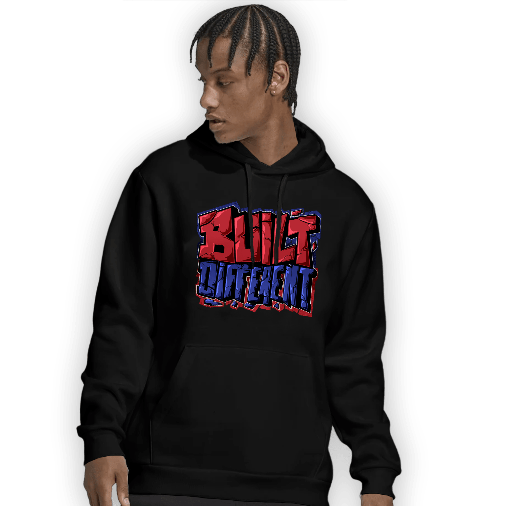 Playoffs 8s Hoodie Match Built Different - NastyJamz