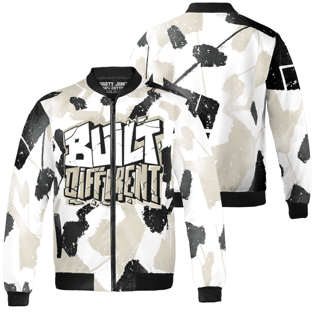 Gratitude 11s Jacket Match Built Different 3D All-Over Print Broken - NastyJamz