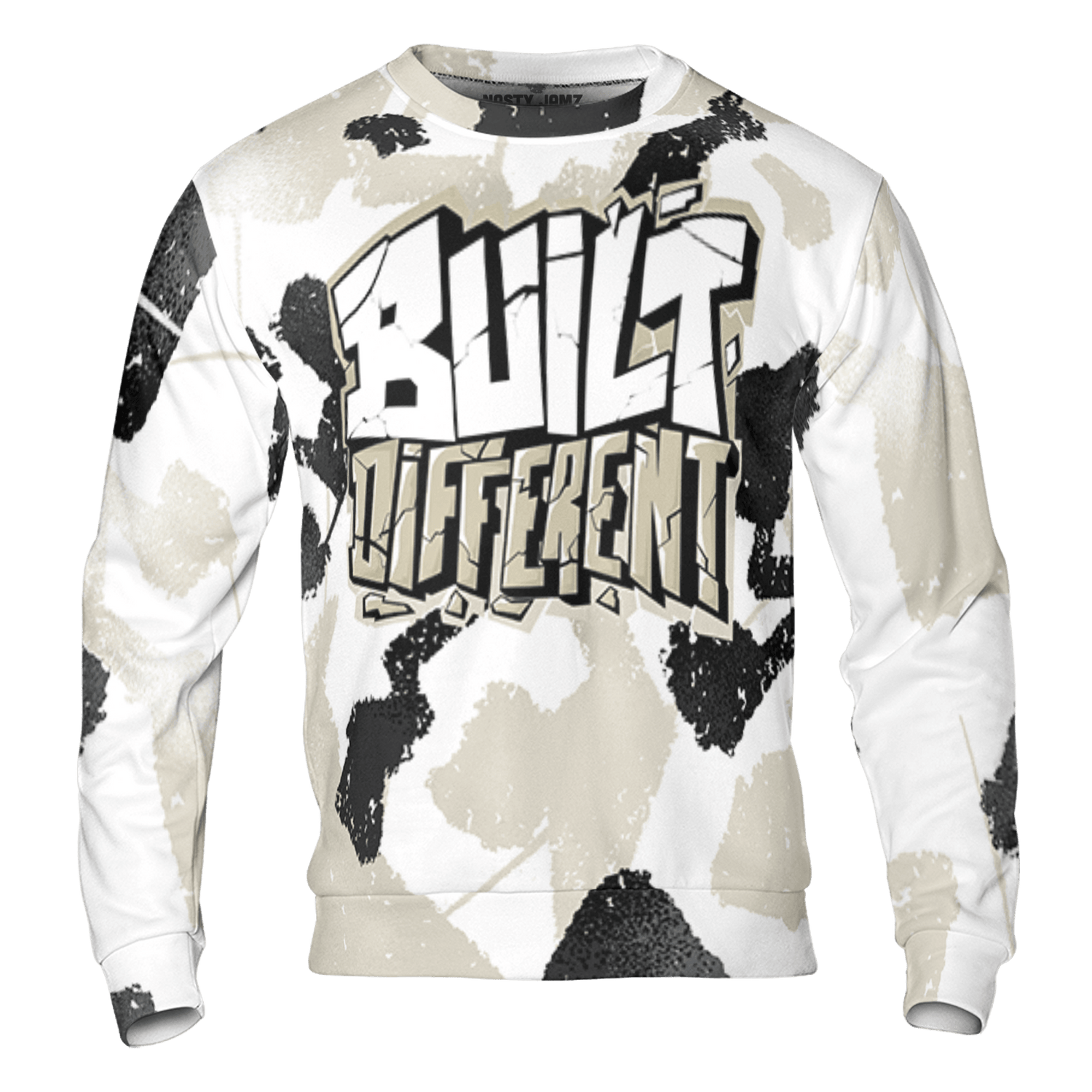 Gratitude 11s Sweatshirt Match Built Different 3D All-Over Print Broken - NastyJamz