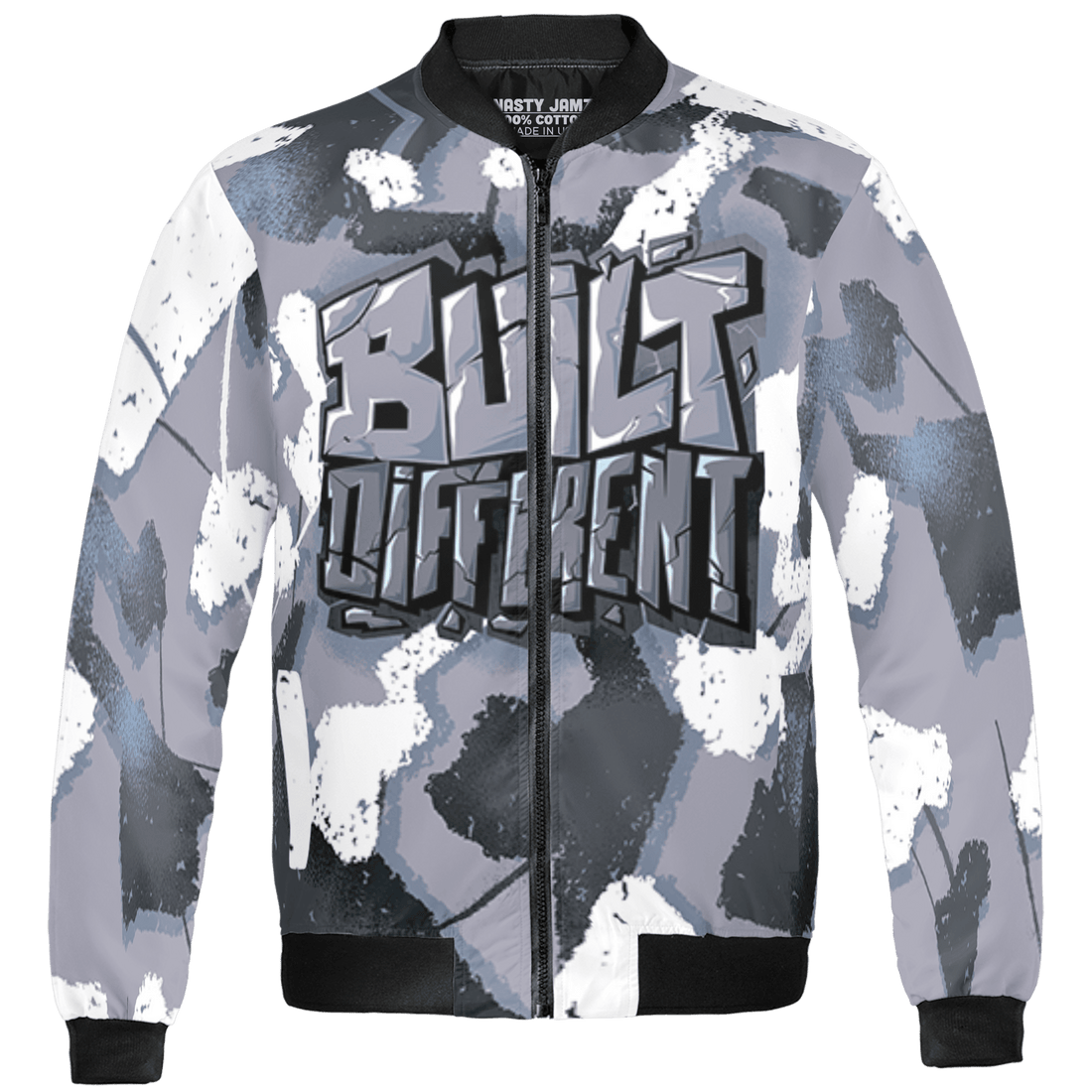 Stealth 14s Jacket Match Built Different 3D All-Over Print Broken - NastyJamz