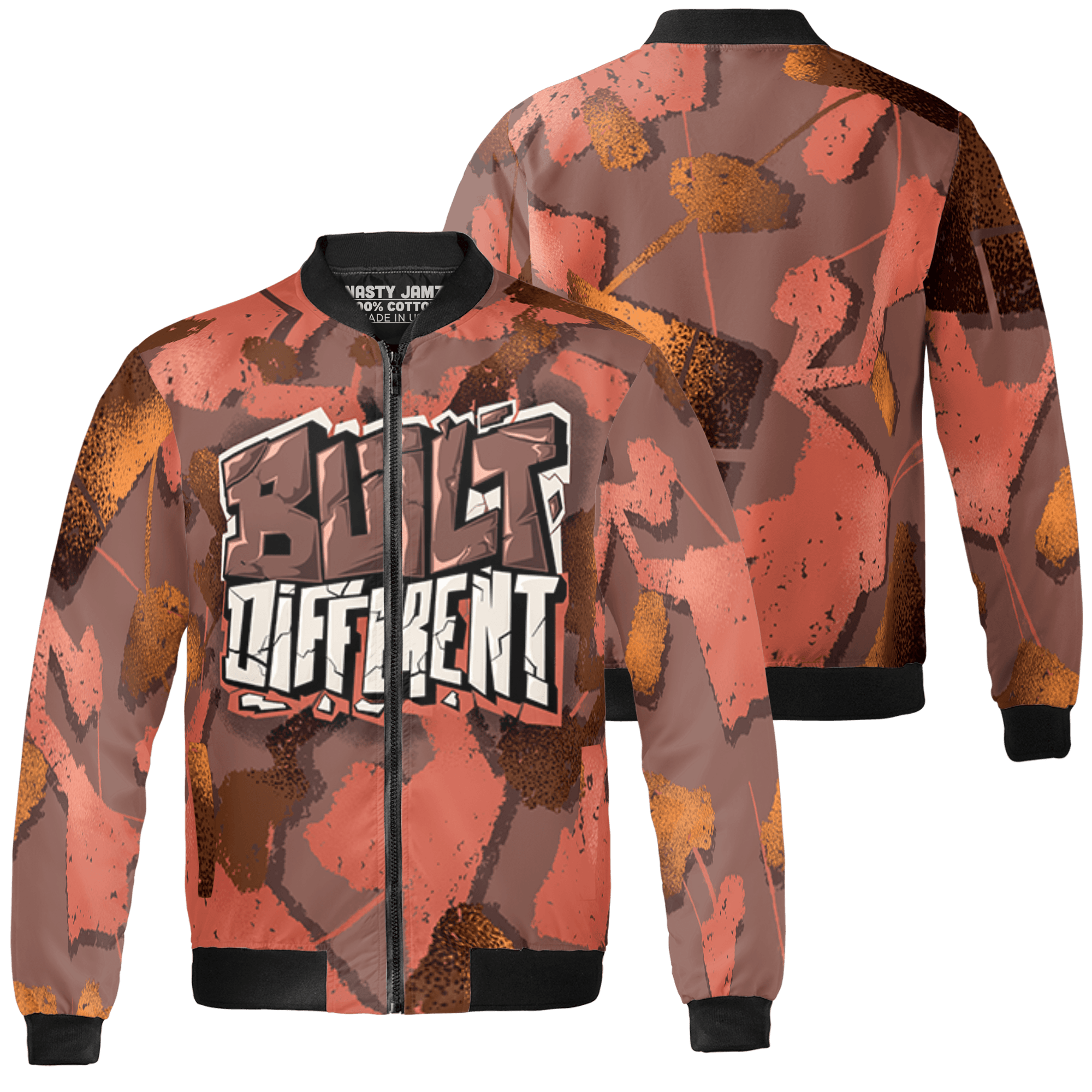 High OG Dusted Clay 1s Jacket Match Built Different 3D All-Over Print Broken - NastyJamz