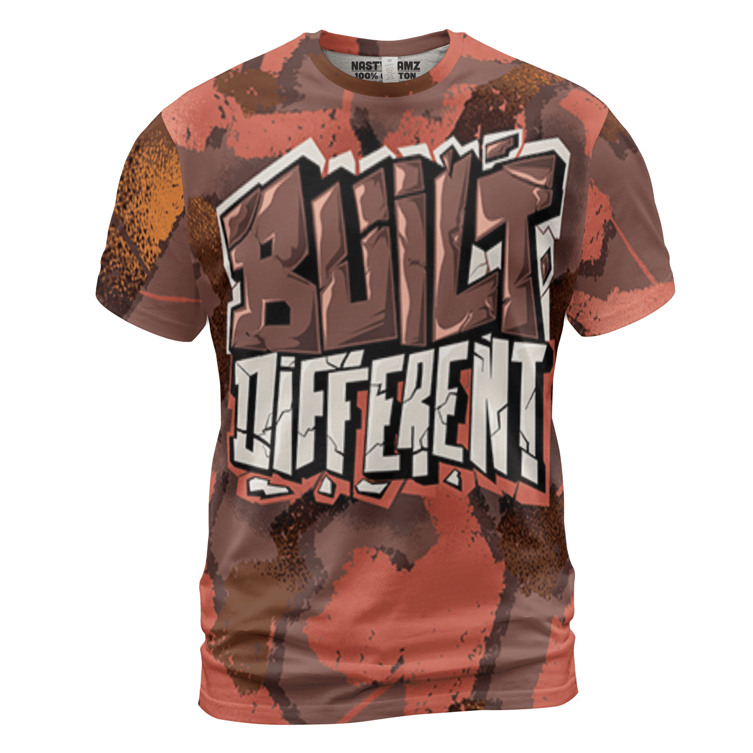 High OG Dusted Clay 1s T Shirt Match Built Different 3D All-Over Print Broken - NastyJamz