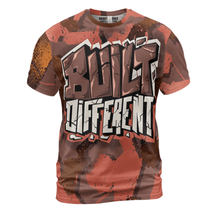 High OG Dusted Clay 1s T Shirt Match Built Different 3D All-Over Print Broken - NastyJamz
