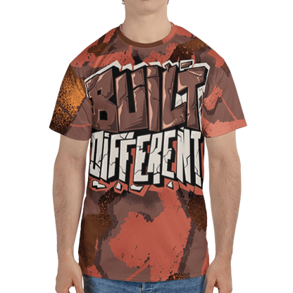 High OG Dusted Clay 1s T Shirt Match Built Different 3D All-Over Print Broken - NastyJamz
