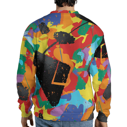 Mid GS Six Championships 1s Sweatshirt Match Built Different 3D All-Over Print Broken - NastyJamz