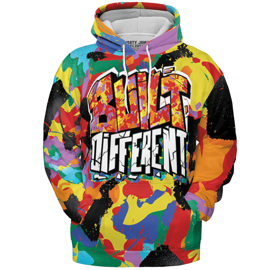 Mid GS Six Championships 1s Hoodie Match Built Different 3D All-Over Print Broken - NastyJamz