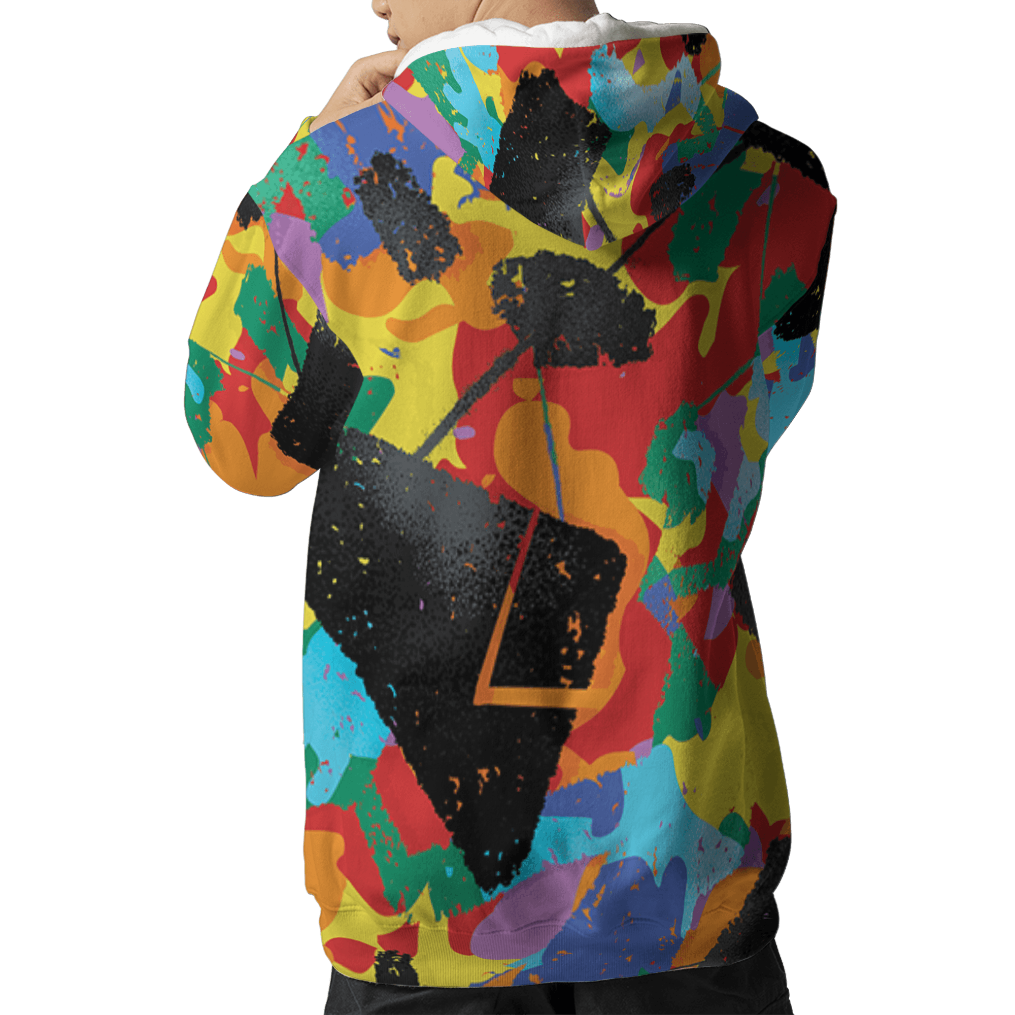 Mid GS Six Championships 1s Hoodie Match Built Different 3D All-Over Print Broken - NastyJamz