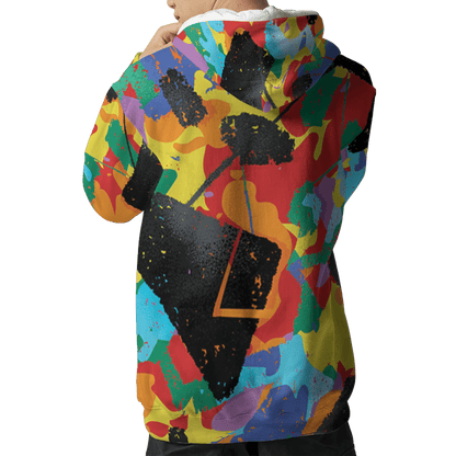 Mid GS Six Championships 1s Hoodie Match Built Different 3D All-Over Print Broken - NastyJamz