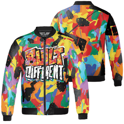 Mid GS Six Championships 1s Jacket Match Built Different 3D All-Over Print Broken - NastyJamz