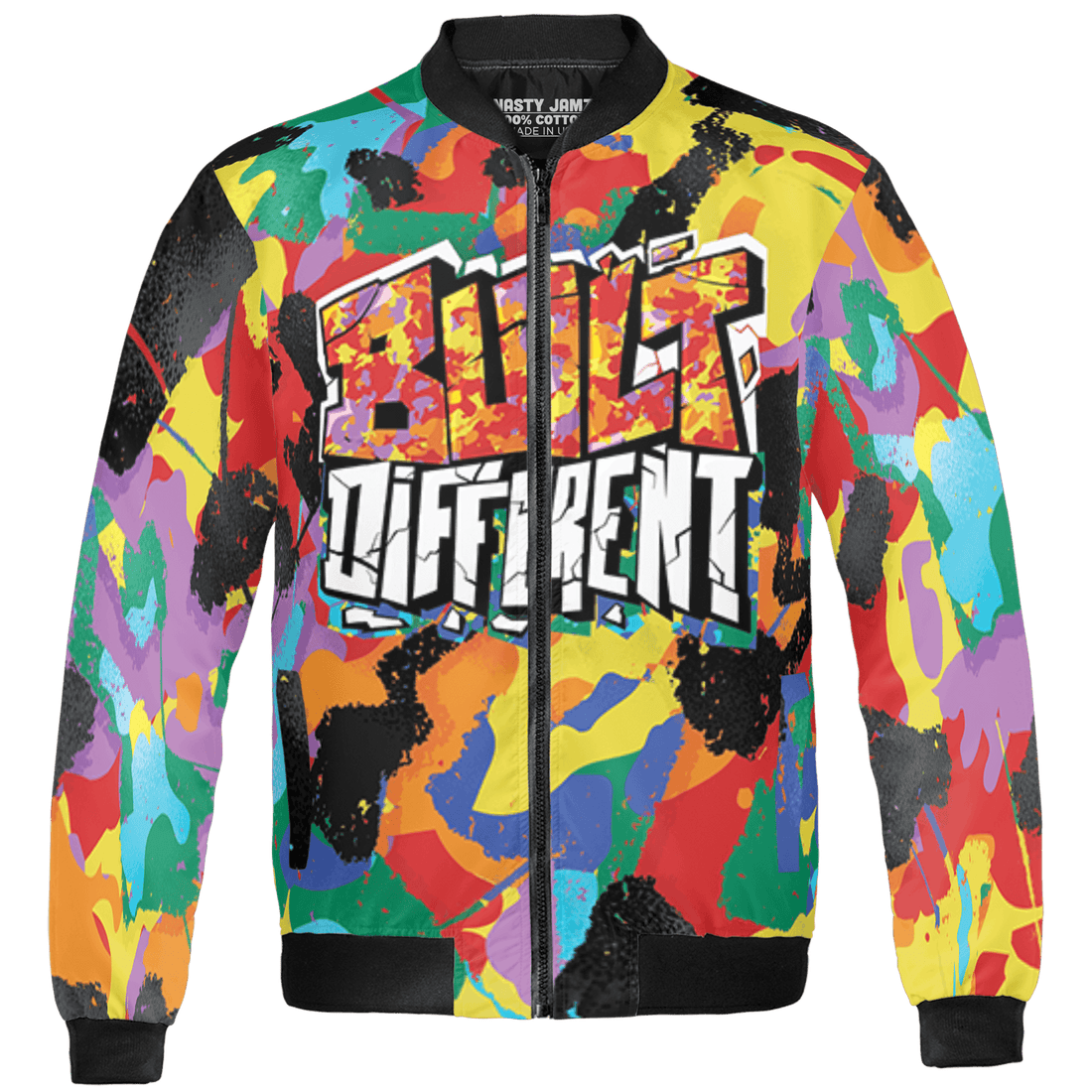 Mid GS Six Championships 1s Jacket Match Built Different 3D All-Over Print Broken - NastyJamz
