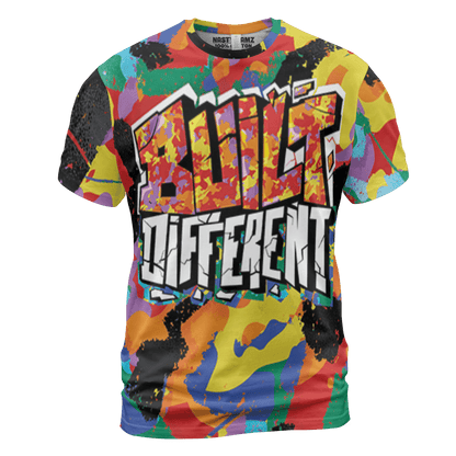 Mid GS Six Championships 1s T Shirt Match Built Different 3D All-Over Print Broken - NastyJamz