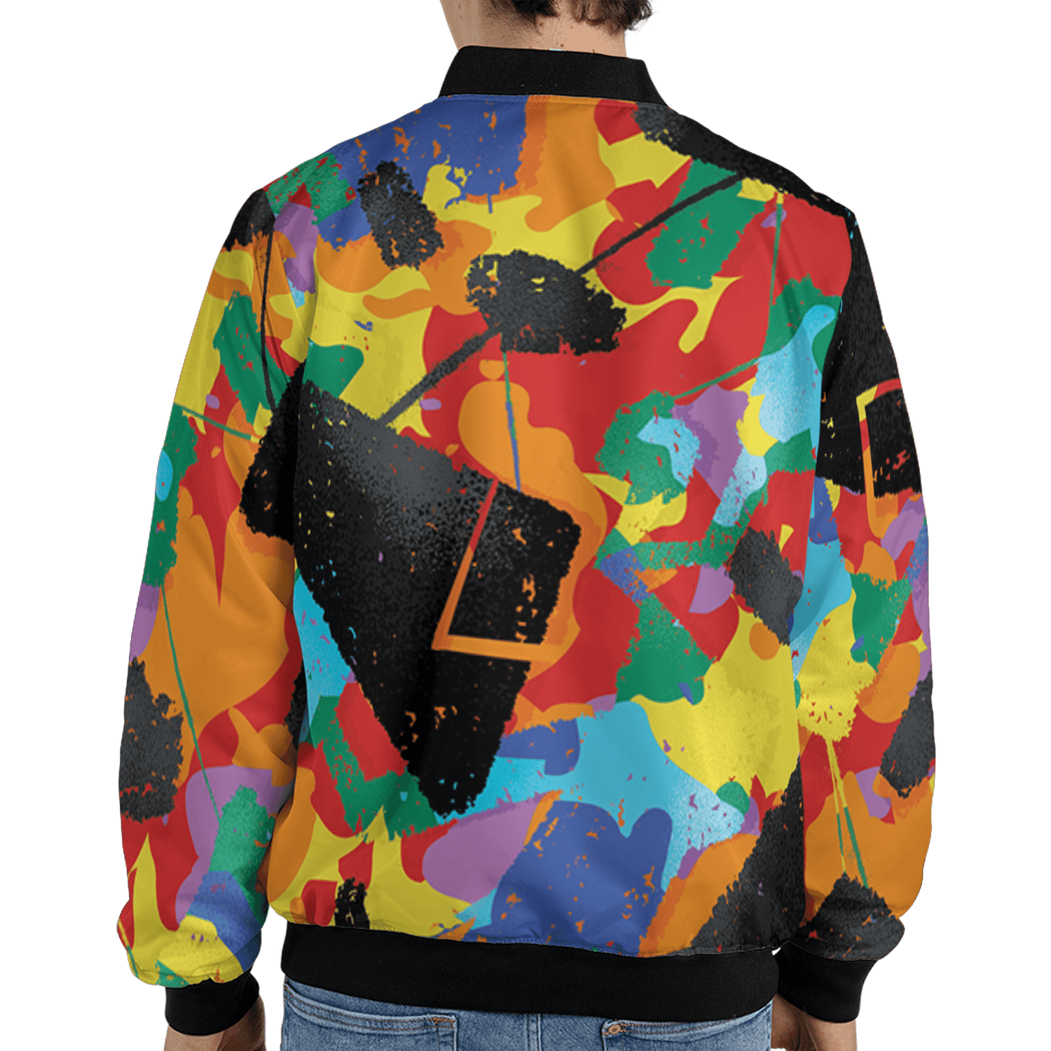 Mid GS Six Championships 1s Jacket Match Built Different 3D All-Over Print Broken - NastyJamz