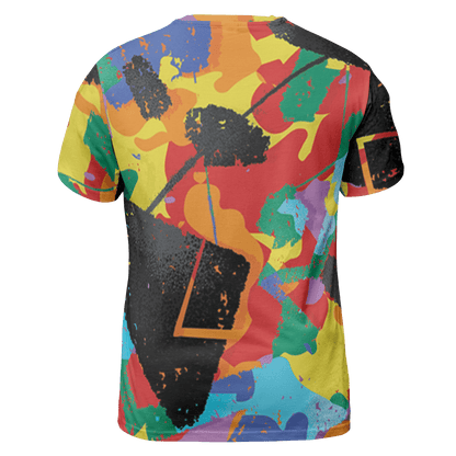 Mid GS Six Championships 1s T Shirt Match Built Different 3D All-Over Print Broken - NastyJamz