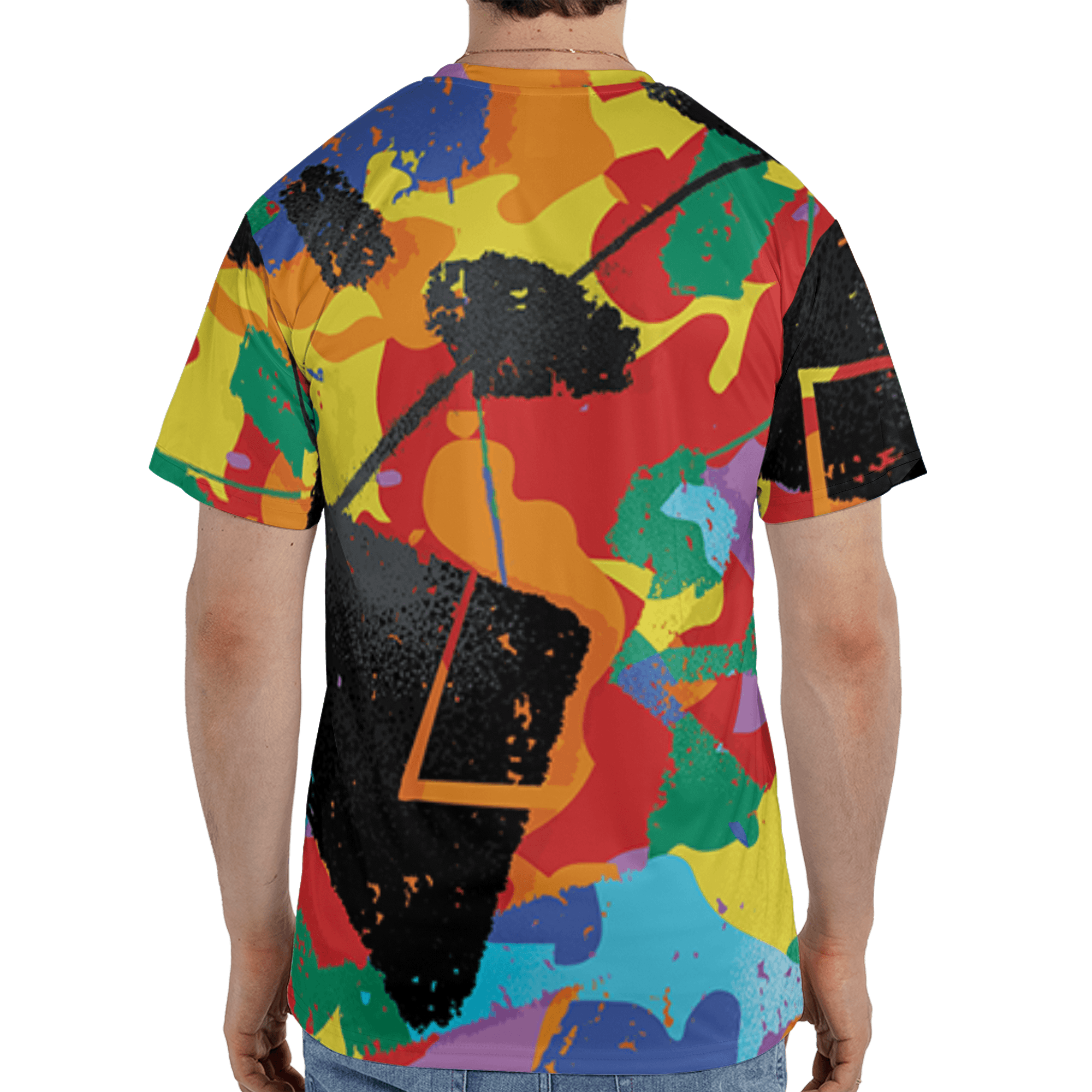 Mid GS Six Championships 1s T Shirt Match Built Different 3D All-Over Print Broken - NastyJamz