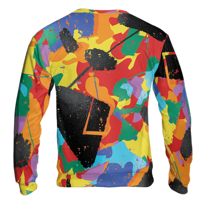 Mid GS Six Championships 1s Sweatshirt Match Built Different 3D All-Over Print Broken - NastyJamz