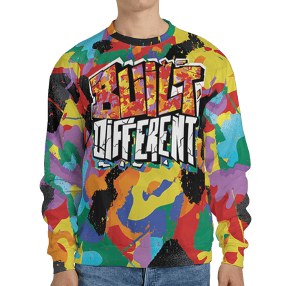 Mid GS Six Championships 1s Sweatshirt Match Built Different 3D All-Over Print Broken - NastyJamz