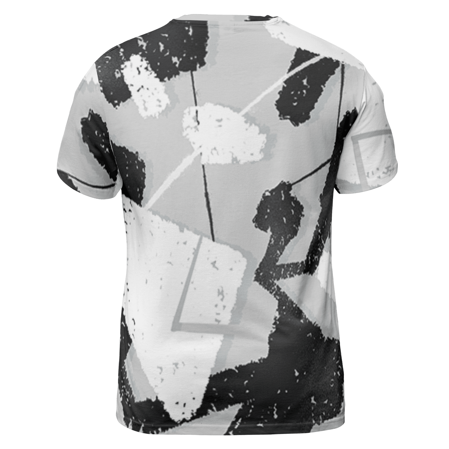 Retro High OG Black White 1s T Shirt Match Built Different 3D All-Over Print Broken - NastyJamz
