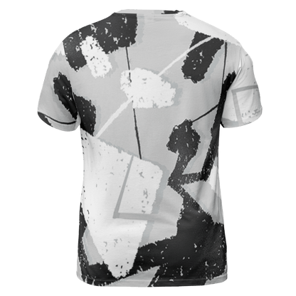 Retro High OG Black White 1s T Shirt Match Built Different 3D All-Over Print Broken - NastyJamz