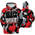 Bred Reimagined 4s Hoodie Match Built Different 3D All-Over Print Broken - NastyJamz