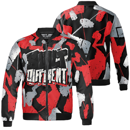 Bred Reimagined 4s Jacket Match Built Different 3D All-Over Print Broken - NastyJamz
